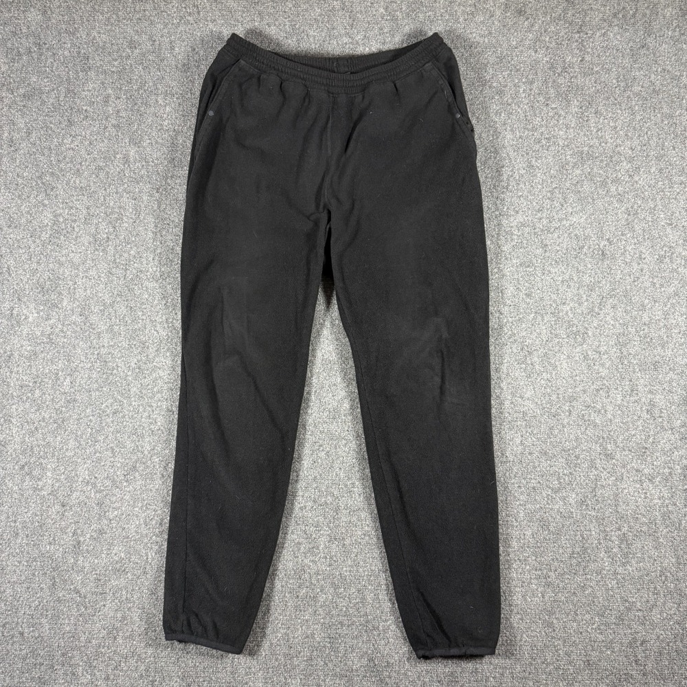 VTG Patagonia Made In USA Black Fleece Snap Pocket Outdoor Pants Size Womens XL